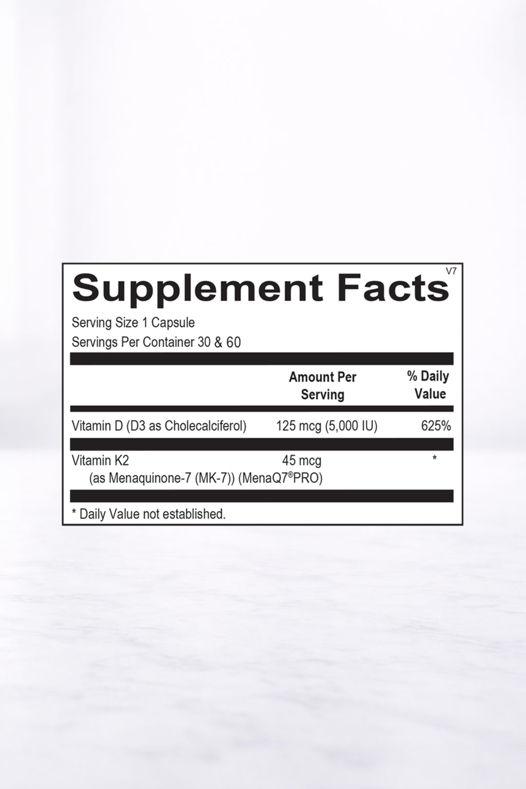 Sun & Structure (K2 + D3)